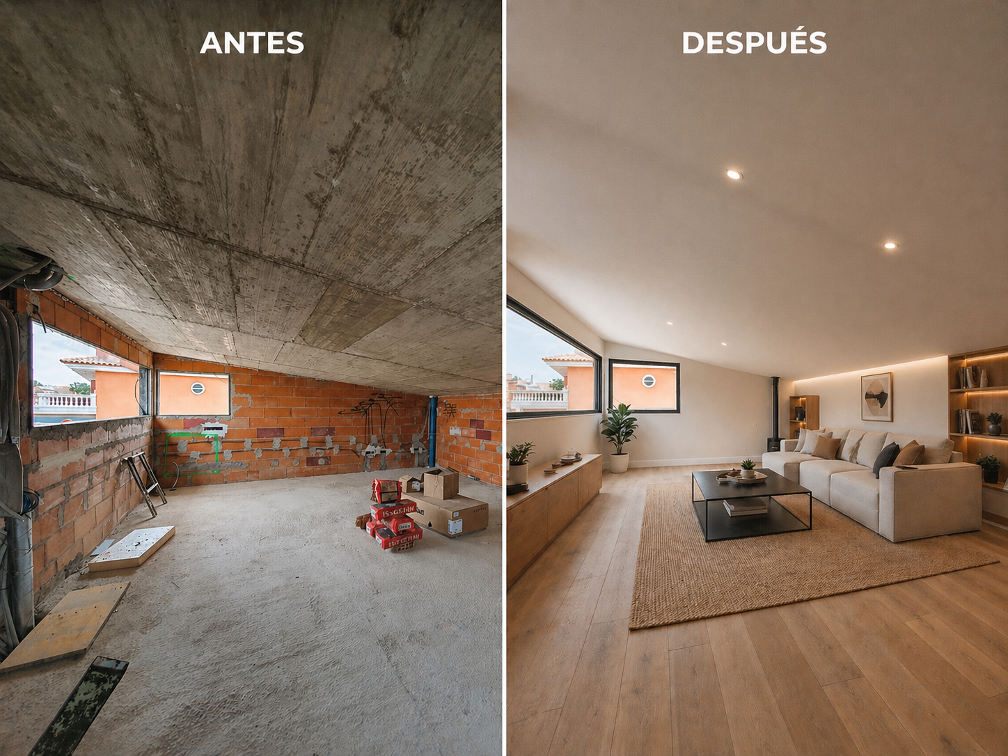 Reforma de baño antes/después